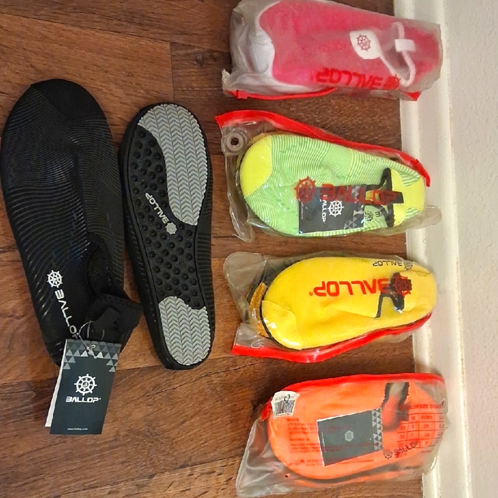 Flexible Black and Gray Water Shoes for Easy Movement